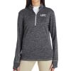 Women's Brushed Terry Heathered Quarter-Zip Pullover Thumbnail